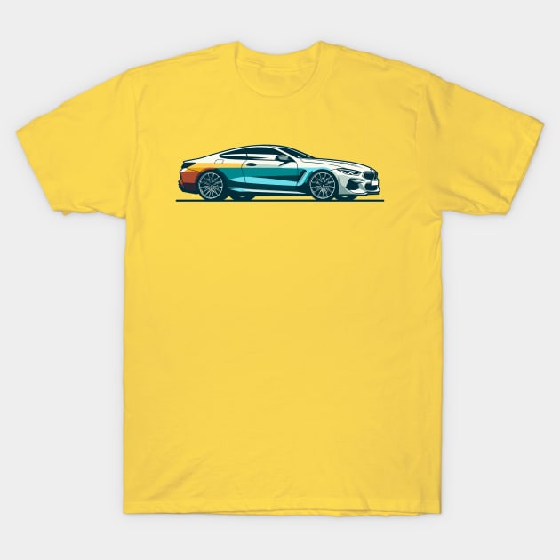 BMW M8 T-Shirt by Vehicles-Art